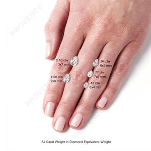 Fine Jewelry Engagement Wedding <strong>Rings</strong> 18k 14k 10k Solid Gold Round Brilliant/Pear Cut <strong>Moissanite</strong> Diamond <strong>Rings</strong> for Women <strong>Men</strong> - Product Image 5