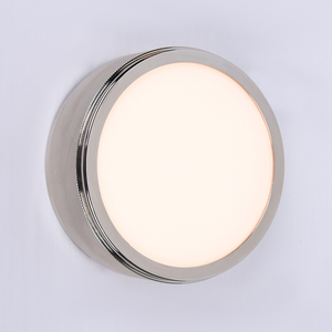 Applique murale LED ronde moderne pour intérieur, en chrome et laiton noir, luminaire décoratif pour salle de bain, chambre, couloir, hôtel, OEM ODM - Product Image 6
