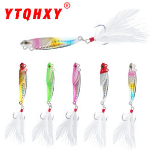 Señuelo Vibrador de Plomo Hundible 4.6 5.1 5.6cm con Anzuelo de Pluma, Cebo para Pez Mandarín, Señuelos de Fondo, Aparejos de Pesca - Product Image 3