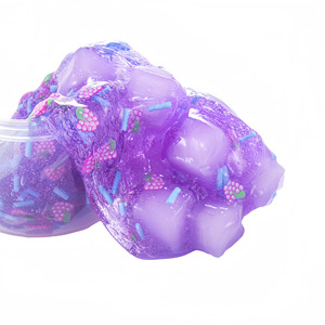 CHENXI Nouveau Slime Éducatif DIY aux Fruits, Matériel Non Toxique, Parfum Raisin Citron, Jeu Créatif Sonore et Satisfaisant pour Tous les Âges - Product Image 2