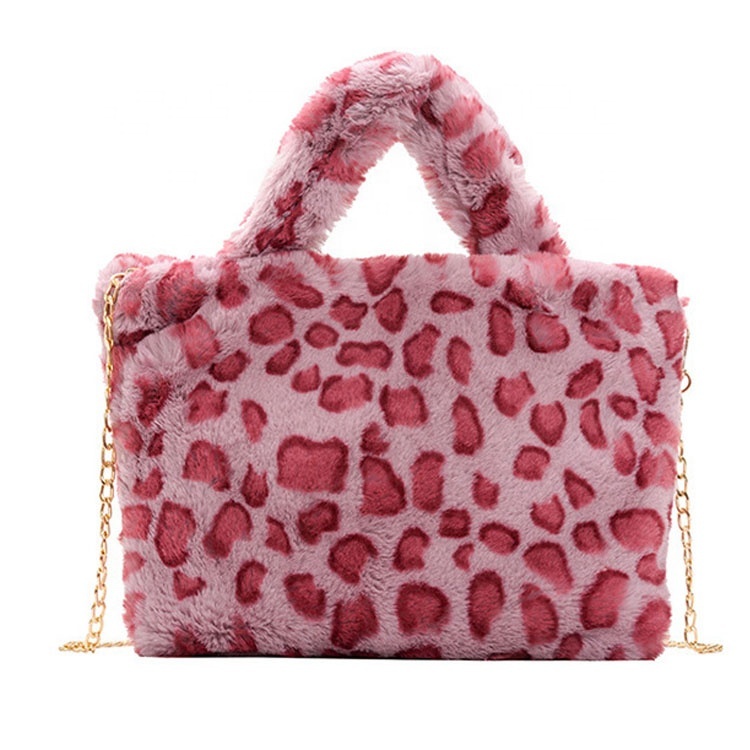 Sac à Main En Fausse Fourrure Pour Femme - Fourre-tout Peluche Y2K, Bandoulière, 18x25 Cm