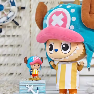 Tienda oficial the MONSTERS MEGA LABUBU 400% Tony Chopper One Pieces Figures P0PMART Blind Box - Product Image 6
