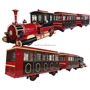 ODM 50 Asientos Park Electric Road Train, Precios de tren eléctrico sin rieles, City Tour Tren eléctrico para la venta - Product Image 1