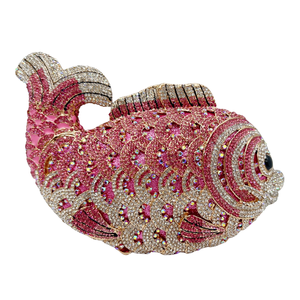 Bolsos de Noche de Lujo para Mujer - Bolso de Mano con Pedrería y Decoraciones de Cristal, Bolso para Fiesta de Bodas - Product Image 2