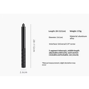 Supporto a ventosa per action camera - Montaggio su tetto auto in lega di alluminio per Insta360 ONE X4/X3, bastone selfie per riprese in terza persona - Product Image 4