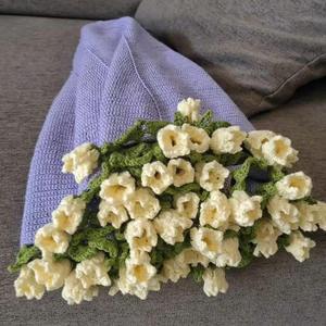 Kit de <span class=keywords><strong>crochet</strong></span> pour bouquet de roses pointues, matériel de bricolage en fil, ensemble de matériel artisanal, cadeau de tricot fait main pour débutants, Saint-Valentin, Fête des Mères - Product Image 4