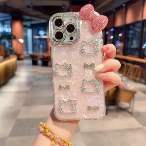 <span class=keywords><strong>Cover</strong></span> per <span class=keywords><strong>iPhone</strong></span> 17 Pro Max <span class=keywords><strong>con</strong></span> Design Gatto e Strass, Protezione Antiurto per <span class=keywords><strong>iPhone</strong></span> 16 15 14 <span class=keywords><strong>13</strong></span>, Stile Coreano Personalizzato - Product Image 5