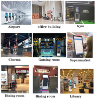 Kiosque de Check-in à l'Aéroport avec Écran Tactile, Imprimante de Billets d'Embarquement, Lecteur de Passeport, Distributeur de Cartes, Paiement en Espèces, SDK