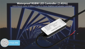 Miboxer <span class=keywords><strong>milight</strong></span> FUT038S-P 2.4GHz từ xa đầy màu sắc độ sáng và độ bão hòa có thể điều khiển không thấm nước <span class=keywords><strong>RGBW</strong></span> Led điều khiển - Product Image 3