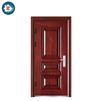 Portes de sécurité de style français, nouvelles, en métal, anti-effraction, ignifuges, en acier, porte d'entrée intérieure pour appartement