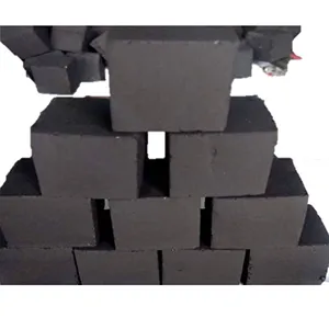 Low Ash Hookah Charcoal Briquettes Cube Shape