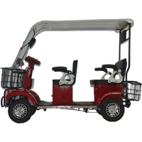 Tricycles électriques à quatre roues pour adultes, fabriqués en Chine, personnalisables, OEM, 1000W, 60V, 48V