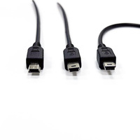Cable de datos Mini USB 2.0 de fábrica con conector macho de 10 pines a extremo abierto tipo Pigtail, Mini B de 10 pines, para cámara Philips