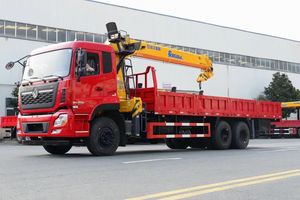Грузовик Dongfeng 6x4 с краном-манипулятором 12 тонн, гидравлический телескопический кран для подъема и транспортировки тяжелых грузов, прямые продажи с завода - Product Image 6