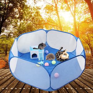 Venta al por mayor Fabricantes Oxford Plegable Conejo Jaula para hámster Alambre de acero Nido para mascotas Nido para perros y gatos resistente a los arañazos para entrega - Product Image 6