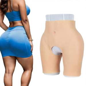 High Quality Women Buttock 100% Silicone Artificial Padded with Open Crotch 3800g Soft Hip Push up Faken <b>Butt</b> - Product Image 5