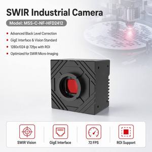 Caméra de microscope SWIR GigE sans pilote Halcon <span class=keywords><strong>VisionPro</strong></span> pour la microscopie scientifique MSS-C-NF-HFD2412 - Product Image 1