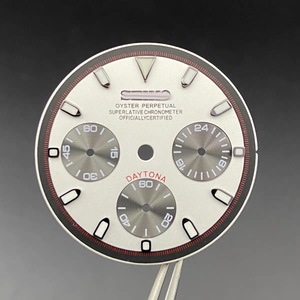 Accesorio de Reloj de Repuesto, Esfera Esmaltada o con Diseño de Rayos de Sol, Diseño de Tres Ojos, Disponible en Varios Colores, Esfera de 29.5mm Compatible con el Movimiento VK63 - Product Image 4
