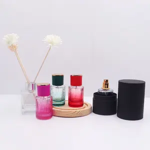 Perfume Bottle Wholesale Vintage Perfium Empty Spray Parfum Fragrance 50ml 100ml Glass Perfume Bottle With Spray Head