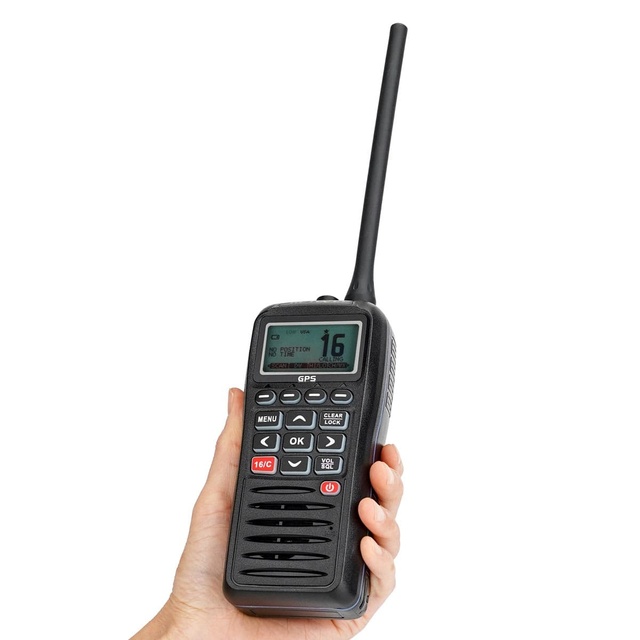 Handheld VHF Marine for Radio Walkie-talkie Waterproof IPX7 Floating CY-38M with Built-in GPS and DSC for Ocean Ship Mobile Use