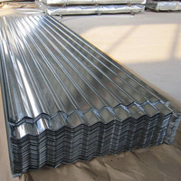 Tôles ondulées galvanisées en vrac, 0,35 mm, Z60 Z100, pour toiture de bureau temporaire sur chantier
