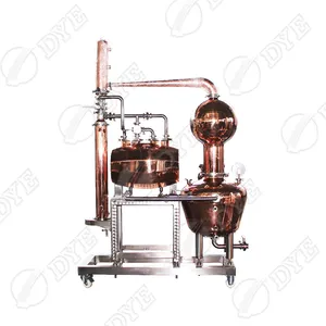 DYE copper distillation equipment gin industrial distillery equipment active gin supplier gin brandy brand distillery