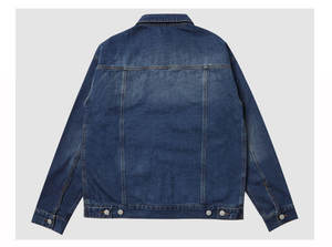 Nuova giacca Casual da uomo in cotone Denim <span class=keywords><strong>stile</strong></span> classico <span class=keywords><strong>abbigliamento</strong></span> di marca <span class=keywords><strong>maschile</strong></span> lavato Retro blu Jeans giacca Bomber - Product Image 6