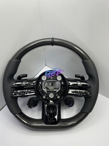 Volant en carbone forgé pour Mercedes-Benz 809 W205 W221 GLE W166 C292 W463 W447 Classe A-B-C-E <span class=keywords><strong>GLA</strong></span> AMG - Product Image 5