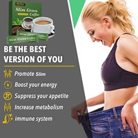 Winstown Café Vert Minceur Produits Naturels à Base de Plantes Marque Privée Régime Alimentaire Sain Perte de Poids Café Instantané au Ganoderma