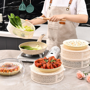 <b>Stackable</b> Food <b>Storage</b> <b>Container</b> Round With Clip-on Lid For Home Kitchen Use - Product Image 2