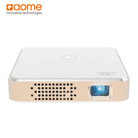 Mini projecteur DLP domestique, compatible 3D, 1080P, projecteur de poche portable avec système d'exploitation Linux pour cinéma maison et utilisation mobile
