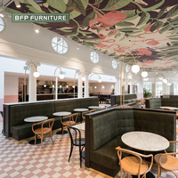 BFP Mobilier de bar personnalisé pour centre de villégiature industrielle Solution unique Ensemble table et chaises de restaurant Mobilier de restaurant d'hôtel Mobilier japonais