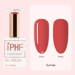 Suministros para uñas IPHF, Gel Uv Hema Free Soak Off, esmalte de Gel, laca de uñas de alto pigmento, esmalte de uñas de Gel Uv, logotipo personalizado - Product Image 4