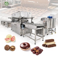 Machine automatique d'enrobage de chocolat pour biscuits 400, machine à enrober les gaufrettes, machine à sucre pour fruits, machine à chocolat LST
