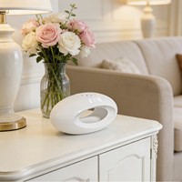 Machine à bruit blanc DIY multifonctionnelle avec réveil, veilleuse d'ambiance colorée, dispositif de décoration artistique, lampe portable pour thérapie du sommeil