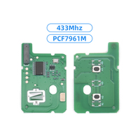 Clé de voiture à distance 2/3 boutons 4A PCF7961M 433MHz avec lame VAC102 pour Renault Sandero Logan Lodgy Dokker Dacia Duster