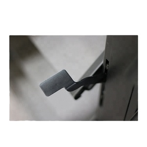 Porte d'écran commerciale en aluminium avec design de porte à persiennes et quincaillerie de marque allemande - Product Image 5