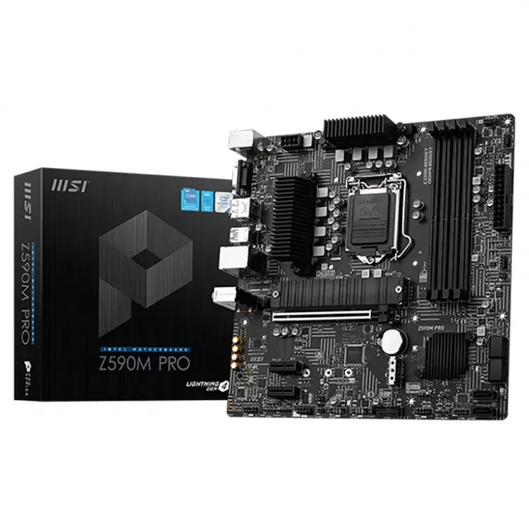 New board for Z590M PRO Motherboards DDR4 Memory up to 5333(OC) MHz with Lightning Fast Experience