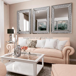 <span class=keywords><strong>Miroir</strong></span> décoratif personnalisé <span class=keywords><strong>pour</strong></span> la maison, <span class=keywords><strong>miroir</strong></span> mural de luxe scintillant <span class=keywords><strong>pour</strong></span> <span class=keywords><strong>salle</strong></span> <span class=keywords><strong>à</strong></span> <span class=keywords><strong>manger</strong></span>, <span class=keywords><strong>miroir</strong></span> mural décoratif en diamant écrasé <span class=keywords><strong>pour</strong></span> salon - Product Image 3