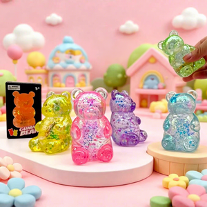 Wholesale Cute Life-like Maltose Bear Squeeze Toy Funny Stress Release Toy <b>Squishy</b> Decompression Springback Toy TPR Maltose - Product Image 3