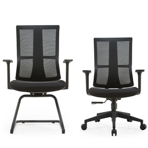 Fabricant de mobilier de bureau, chaise de bureau ergonomique en maille, dossier moyen, chaises de bureau pour salle de conférence - Product Image 4
