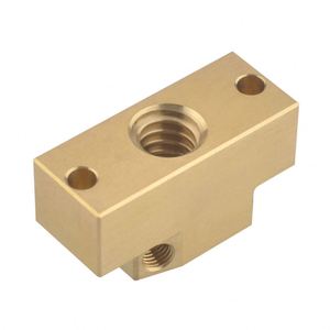 Services d'usinage CNC sur mesure de haute précision pour blocs en laiton et en acier inoxydable avec perçage, tournage et fraisage par électroérosion à fil - Product Image 2