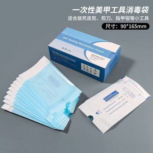 Bolsa de esterilización autosellable de 70x260 mm para herramientas de uñas, bolsa de embalaje desechable OEM - Product Image 5