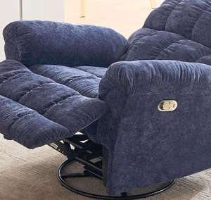Sillón Reclinable Eléctrico Giratorio de Diseño Nórdico Moderno para Sala de Estar, Apartamento, Hotel y Villa - Product Image 2