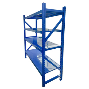 Système <span class=keywords><strong>de</strong></span> rayonnage d'entrepôt 300 kg en acier laminé à froid, robuste, 5 niveaux, anti-corrosion, rayonnages et étagères empilables - Product Image 4