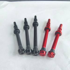 Nueva válvula Presta de bicicleta de aleación de aluminio con cuatro orificios laterales FR10DW 55mm accesorios grandes EE. UU. - Product Image 3