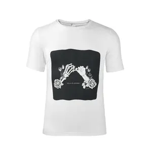 Dark Gothic Custom Printed Skull Arm Lover Design Boutique Mannelijk Temperament Custom T-Shirt Hot Sale