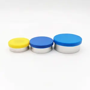 Tappi antistrappo con guarnizione in plastica color alluminio 13mm 20mm 32mm