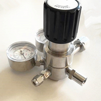 Régulateur de pression robuste STR21 SS316L pour GPL, Propane, Hélium, Argon, Acétylène, Débit 25m³/h, Pression d'entrée 230 bar / Pression de sortie 10 bar