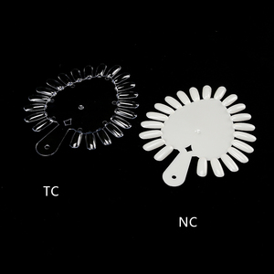 21 Embouts d'ongles artificiels en forme de cœur pour présentation de couleurs, cadre pour nail art, carte de couleurs pour salon de manucure, outil d'entraînement et de démonstration - Product Image 6